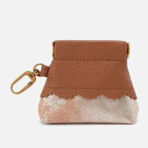 HOBO Tabby Earbud Case–Compact Leather Earbud Holder, Brand New Stocking Stuffer